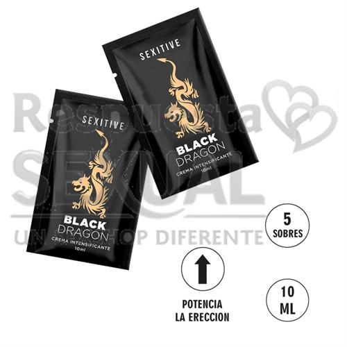 Pack 5 unidades crema black dragon 10ml